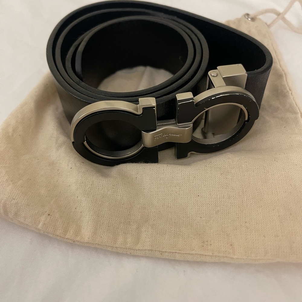Ferragamo Women Black Belt